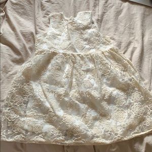 NEW White layered organza cupcake dress